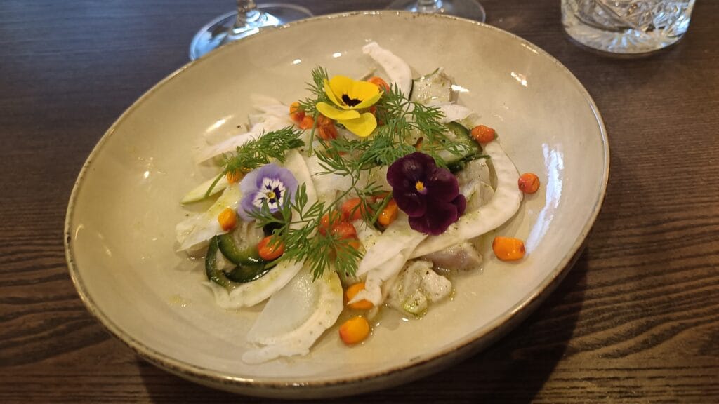 Ceviche lavet på torsk